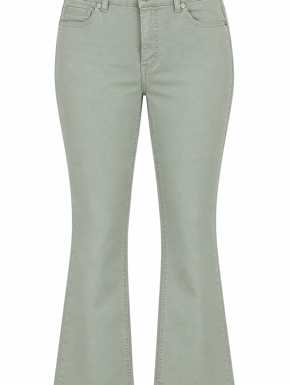 One 5 One V- Effect Flare Jeans in Sage